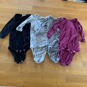Kyte Baby Long Sleeve Bodysuits size 3-6 months